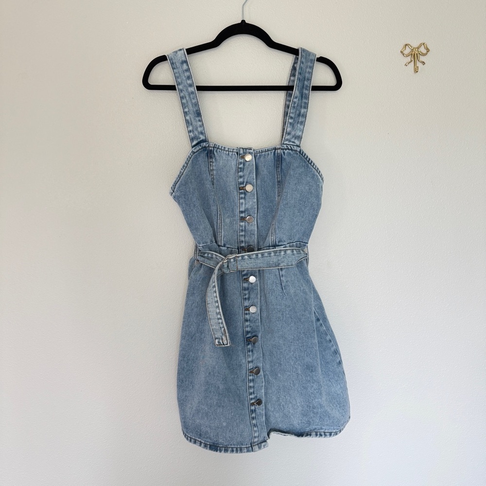 Hannah G x Shein Collab Denim Dress